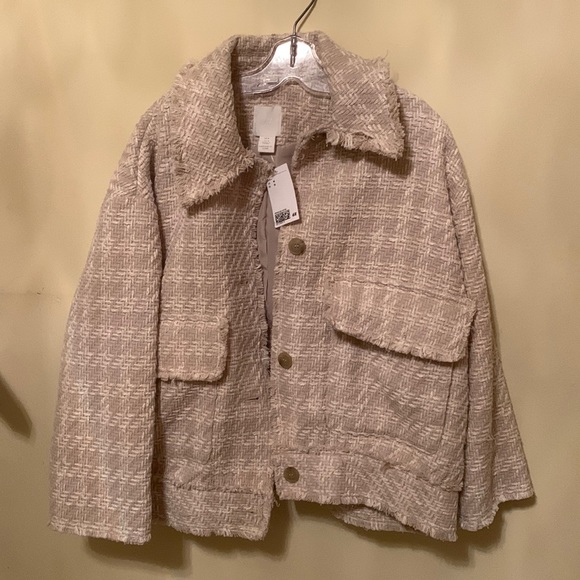 NEW oversized HM beige jacket - Picture 1 of 3
